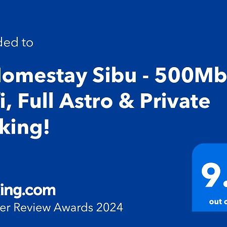 H Homestay Sibu - 500Mbps Wifi, Full Astro & Private Parking! Dış mekan fotoğraf