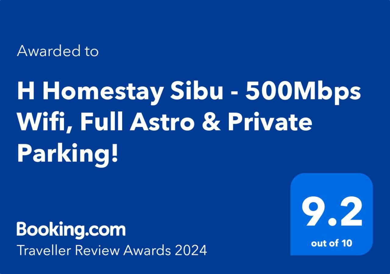 H Homestay Sibu - 500Mbps Wifi, Full Astro & Private Parking! Dış mekan fotoğraf